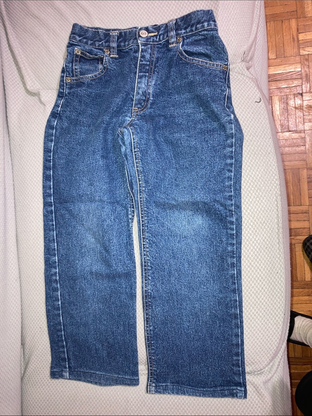 GAP Straight-Leg Dark Blue Denim Jeans